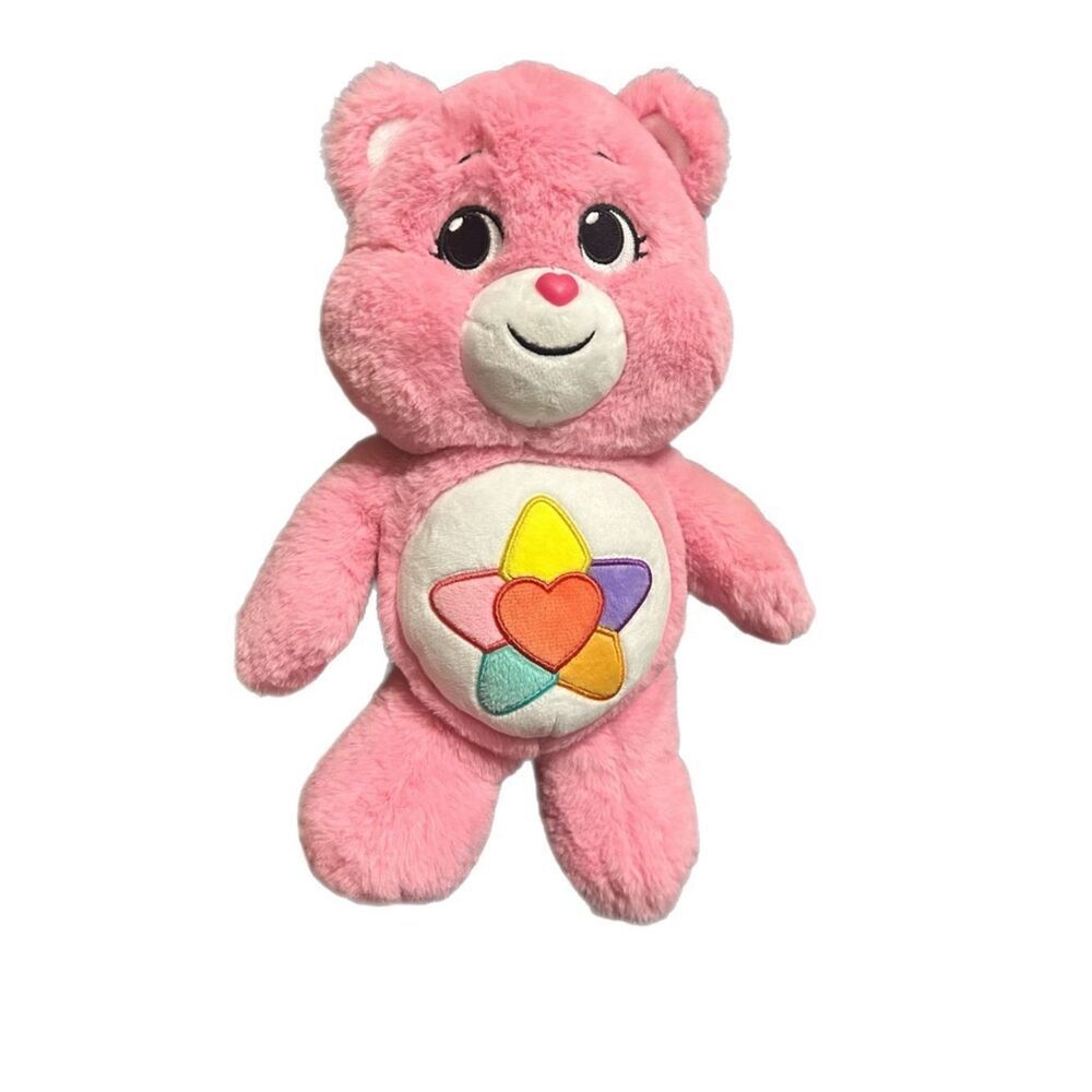 Care Bears Hopeful Heart Bear Plush Stuffed Animal 2022 14” NWOT